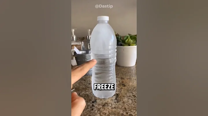 How to freeze water instantly🧊🤫