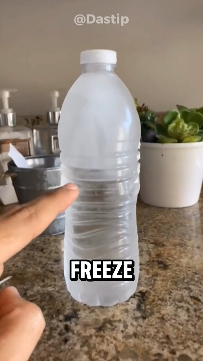 How to freeze water instantly🧊🤫
