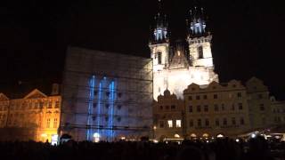 Fun light show, HyperCube, the SIGNAL festival, Prague 2013