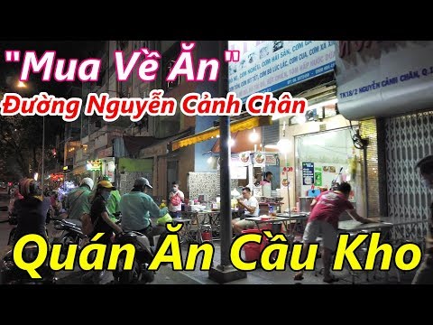 "Vắng Khách" Quán Ăn Khu Cầu Kho Quận 1 Sài Gòn (Đường Nguyễn Cảnh Chân)