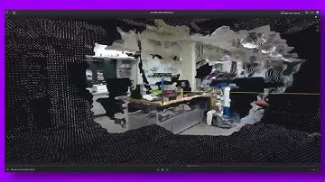 Visualized in Foxglove: SLAM RGB-D Indoor Mapping