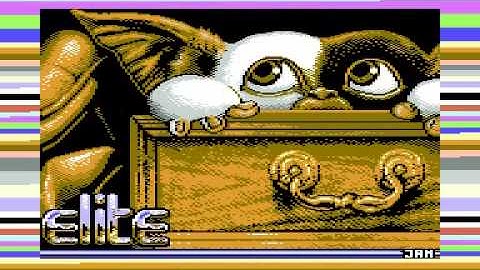 GREMLINS 2 ELITE SYSTEMS COMMODORE 64 C64 GAME TAPE LOADING