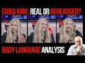 Erika Kirk on Charlie Kirk Podcast: Real or Rehearsed? Body Language Analysis