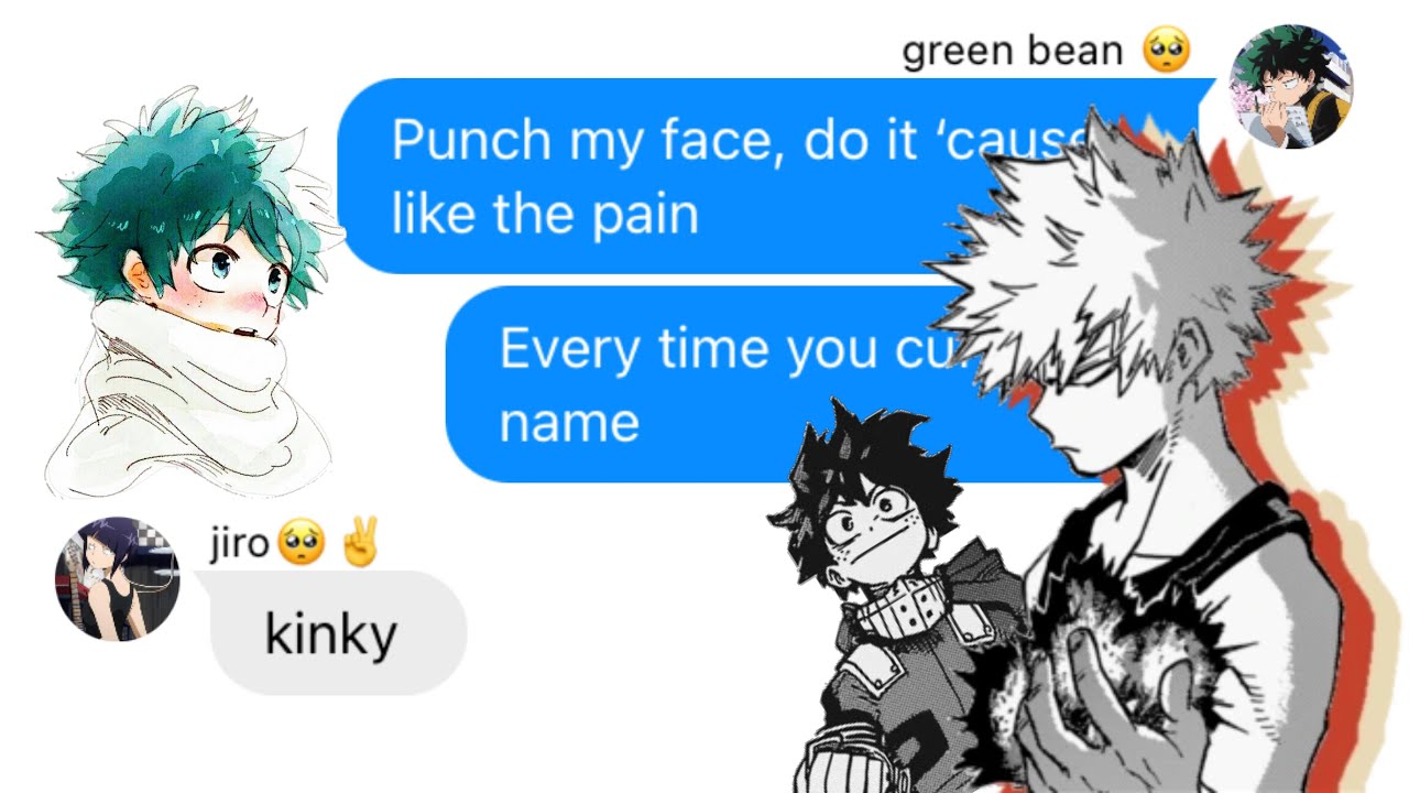 bnha texts | boy in a bubble - lyric prank