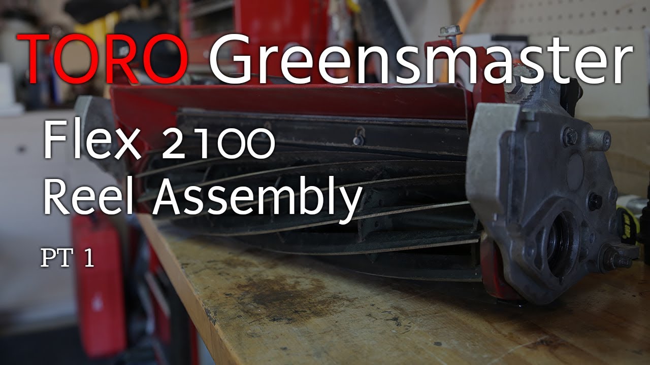 Toro Greensmaster Flex 2100 Cutting Unit Assembly Part 1 