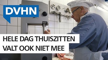 Slager Wiebe is 93 en werkt nog elke dag