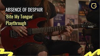 'Bite My Tongue' by Absence of Despair | Guitar Playthrough