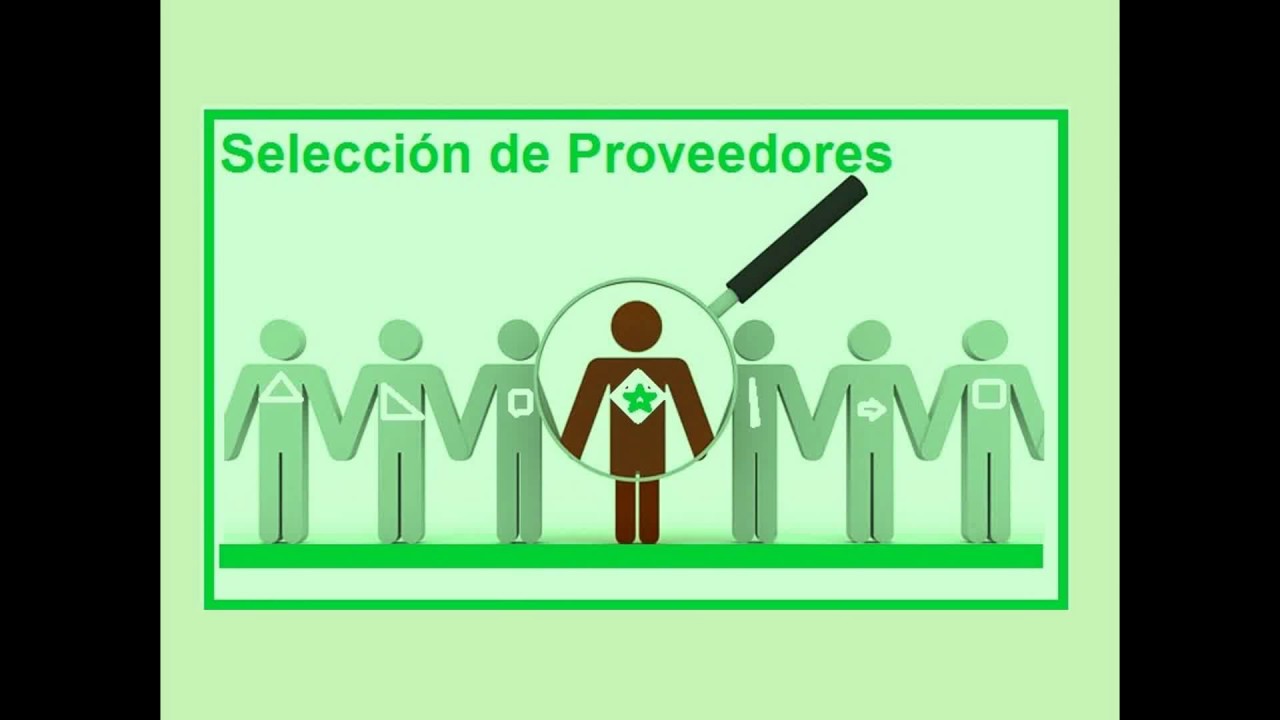 Selección de proveedores - YouTube