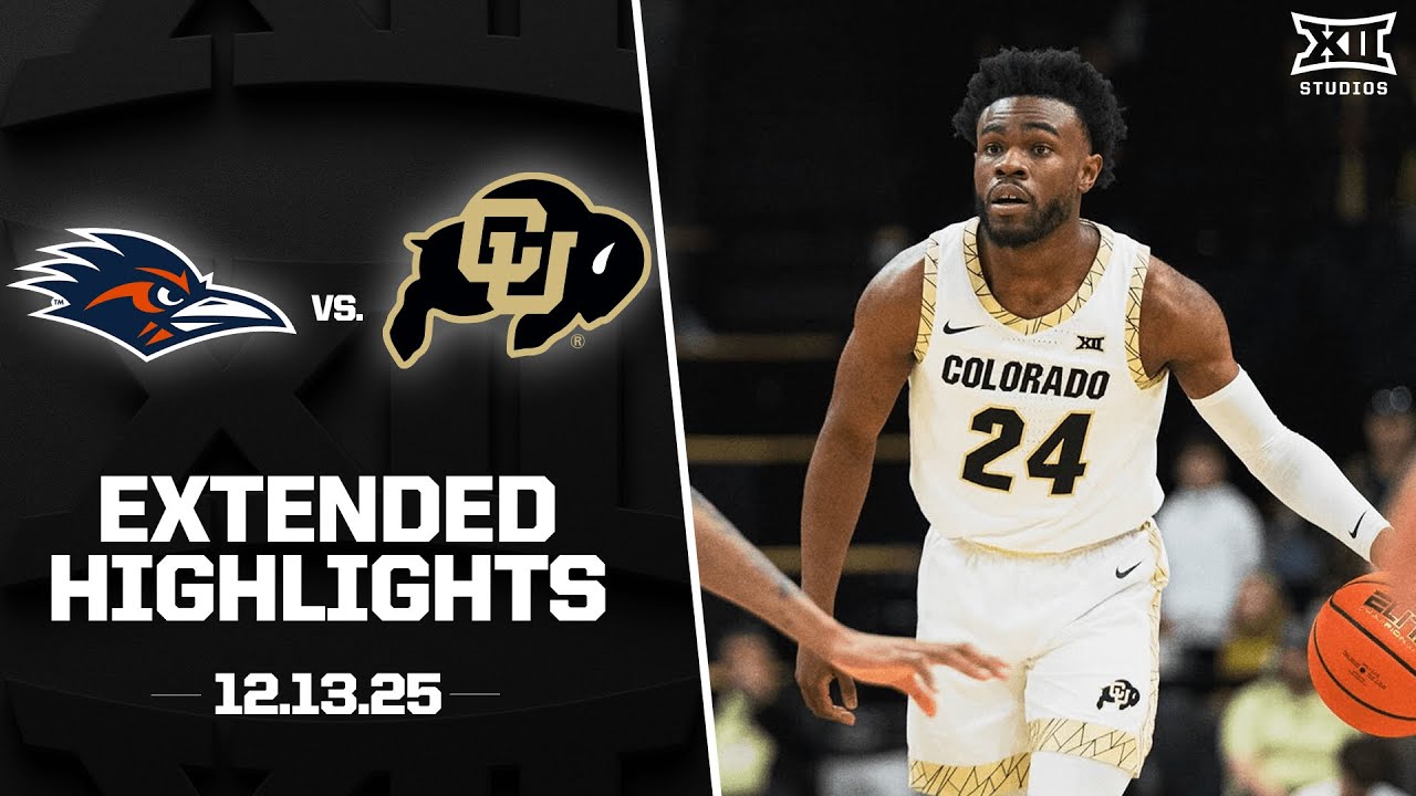 UTSA vs. Colorado Extended Highlights | 2025-26 Big 12 Men's Basketball