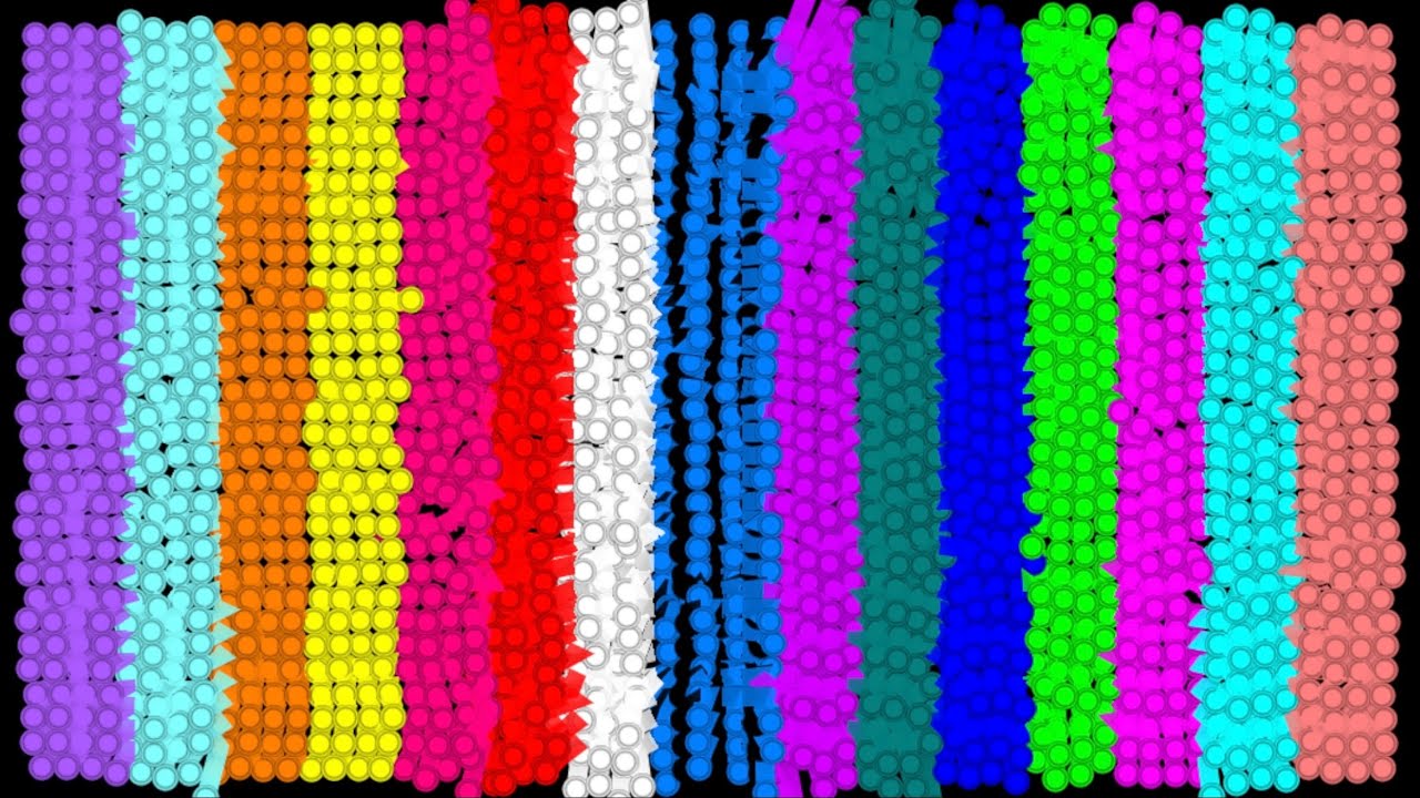 The Rainbow 6 Leg Eliminations Marble Race In Algodoo