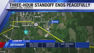 3-hour standoff ends peacefully