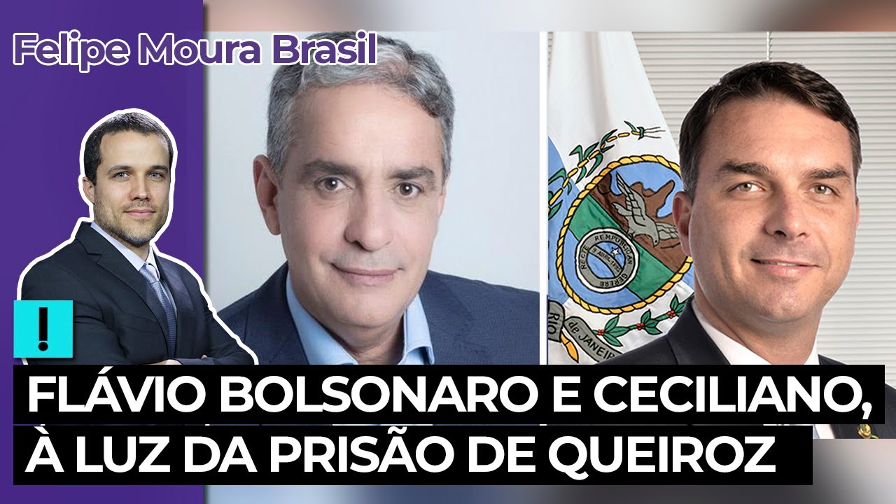 Flávio Bolsonaro e André Ceciliano (PT), à luz da prisão de Queiroz