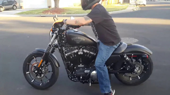 Slow Motion vs. Real Time Pistol Shooting....And a Harley...