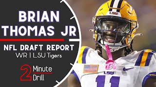 LSU is Bringing TWO Stud WRs This Year | Brian Thomas Jr 2024 NFL Draft Profile & Scouting Report