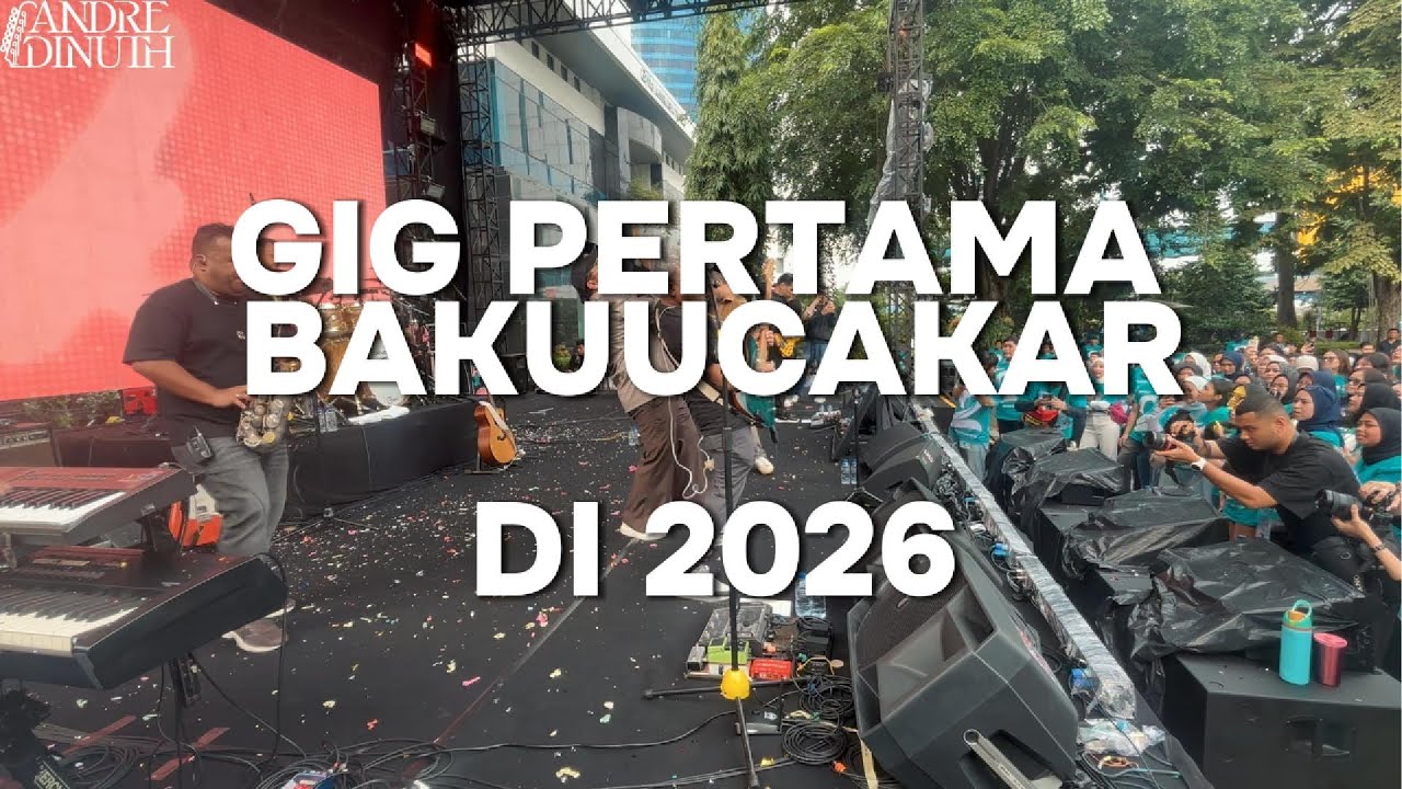 Vlog Gig Pertama 2026! Dari Soundcheck Sampai Naik Panggung The Bakuucakar