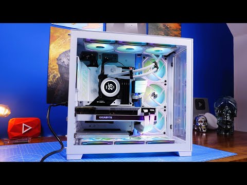 Lian Li Dynamic Evo build with Lian Li Infinity fans, Intel i9-12900K, NZXT Kraken Z73 and more