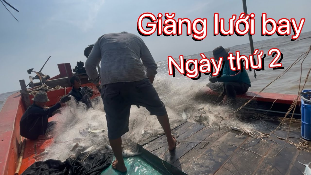 Giăng Lưới Bay Ngày 2 | Con Sóng Cao và To | Thu Hoạch Được Mẻ Cá Chét Kha Khá | Anh Em Làm Biển TV