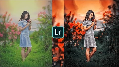 lightroom black and dark orange effect photo photo editing background preset colour change