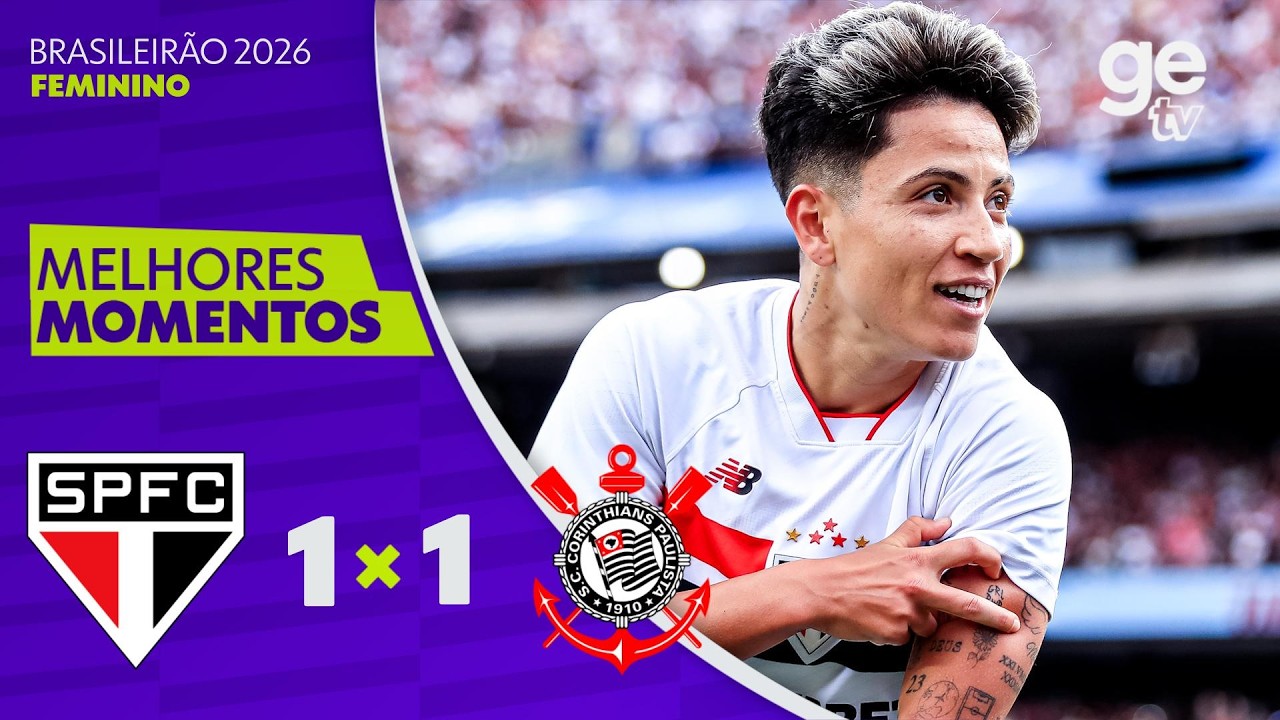 SÃO PAULO 1 X 1 CORINTHIANS | MELHORES MOMENTOS | FINAL | BRASILEIRÃO FEMININO | ge tv