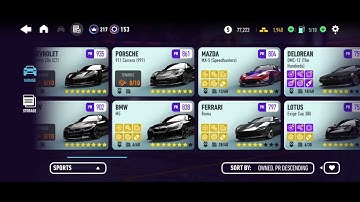 Need for Speed No Limits Garage Update (Desert Shroud Insider)