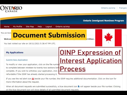 OINP | Expression of Interest (Part-2) | Document Submission | Ontario Provincial Nomination