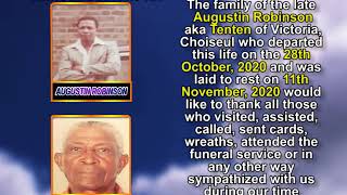 Augustin Robinson thank you