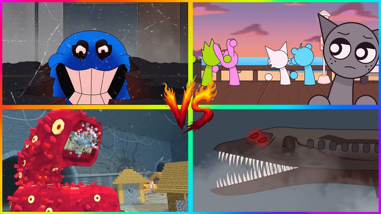 ✅ Infected Sky & Hungry Snake & Sprunki Eater & Train Eater | Coffin Dance Tiles Hop