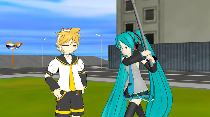 [MMD Talkloid] Hatsune Miku hits you with a pipe