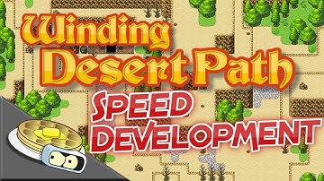 TWISTING, WINDING DESERT PATH Map Speed Development | RPG Maker MV MAP CREATION TUTORIAL