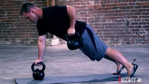 1-Minute to Mastery ™: Kettlebell Pushup + Renegade Row