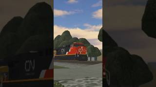 CN Potash Train in Dyer, IN #train #cn #unionpacific #shorts #subscribe #roblox #railfan #reels