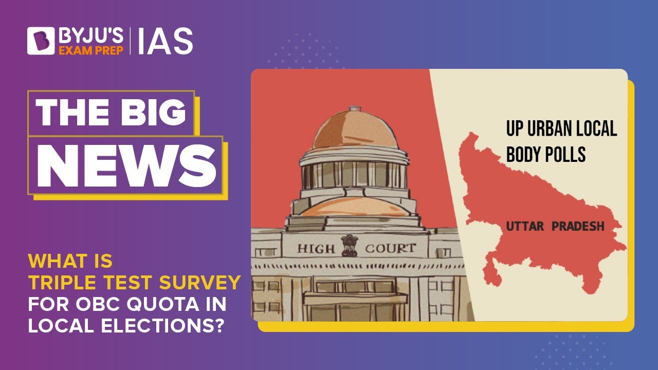 What is Triple Test Survey? OBC Quota in UP Local Body Elections
