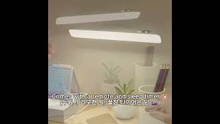 👉 Aesthetic Desk Setup 💡 Magnetic Wireless Lamp (무선 감성 조명) #desksetup