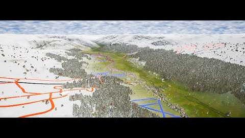 Procedurally generate a ski resort using the Landscape Combinator plugin in Unreal Engine 5