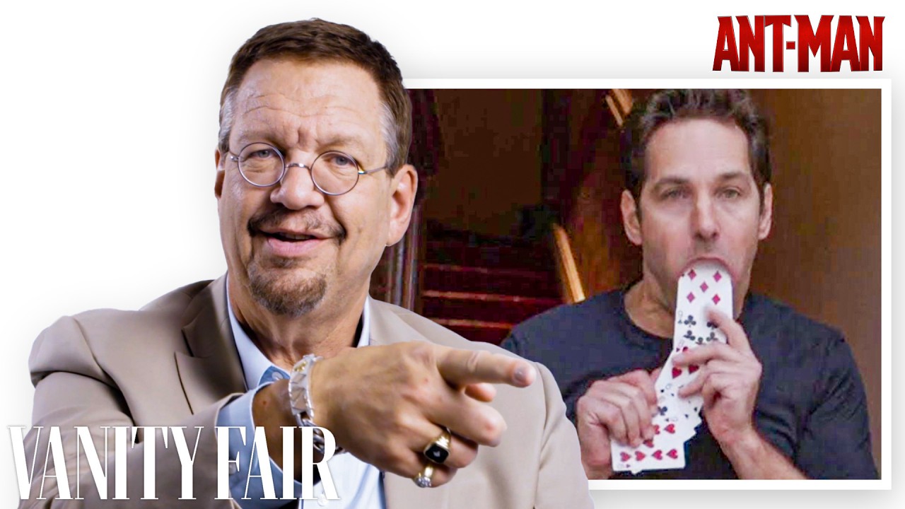 ⁣Penn Jillette (Penn & Teller) Reviews Magic Tricks from Movies & TV | Vanity Fair