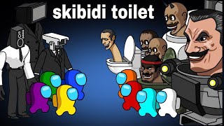 Among Us vs SKIBIDI TOILET & Camera Man & SPEAKER HEAD & Titan TV Man | Among Us Animation