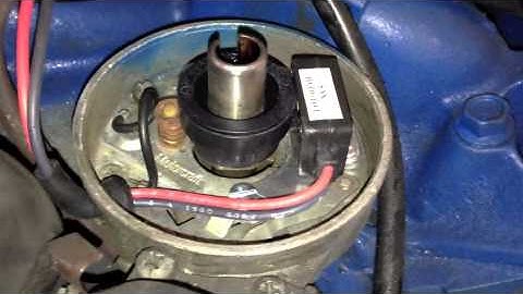 Mustang Country Installation of an electronic ignition into Matt