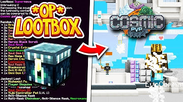 OPENING THE BEST LOOTBOX ON COSMICPVP!!! (AMAZING CC) | CosmicPvP