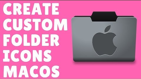 How to change the folder icon in macOS Sierra.