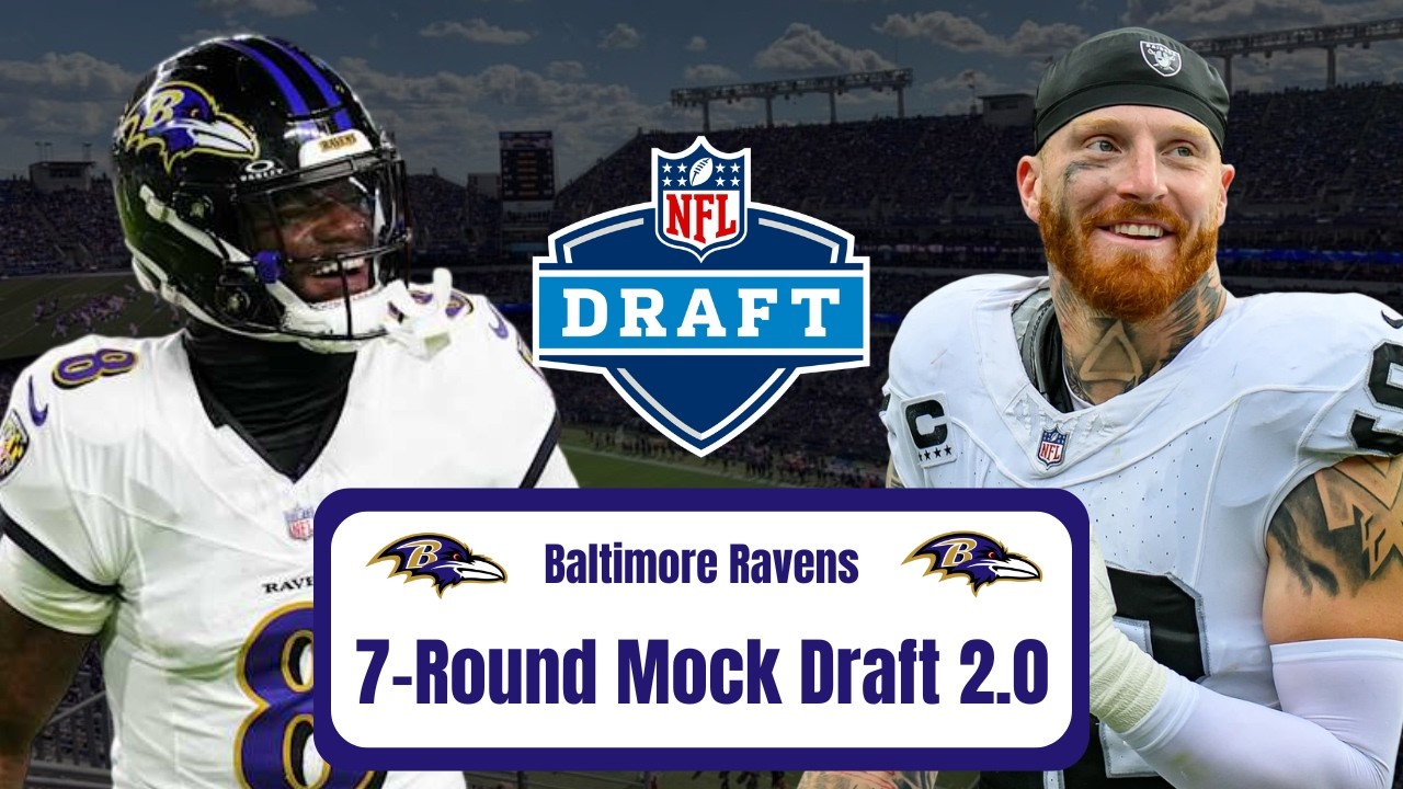 Полный 7-раундовый драфт 2026 года команды Baltimore Ravens (версия 2!)! | После обмена Макса Кросби