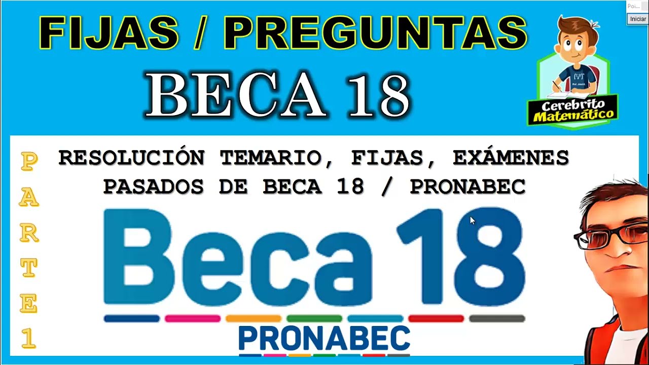 Fijas BECA 18 - PRONABEC / Parte 1 - Examen Nacional de Preselección 2026 #beca18 #pronabec #fijas