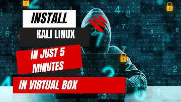 how to install kali linux in virtual box in 5 minutes URDU/HINDI