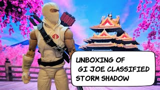 Unboxing of GI Joe classified Storm Shadow