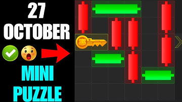 27 October 🔴Live Hamster Kombat Daily Mini-Game Puzzle Solved #hamstercombat #minigame#minipuzzle