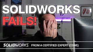 My Biggest SolidWorks Mistakes (and fixes)