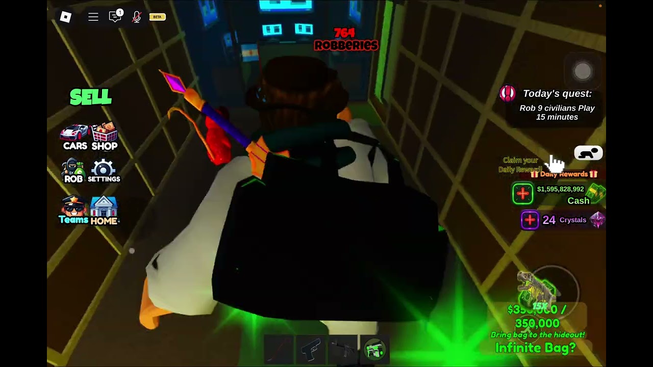 Robbing the Museum in Rob the Mom!