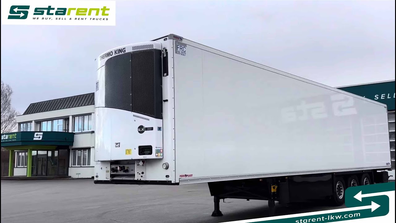 Starent verkauft - Schmitz Thermotrailer ThermoKing SLXi300, Palettenkasten ...