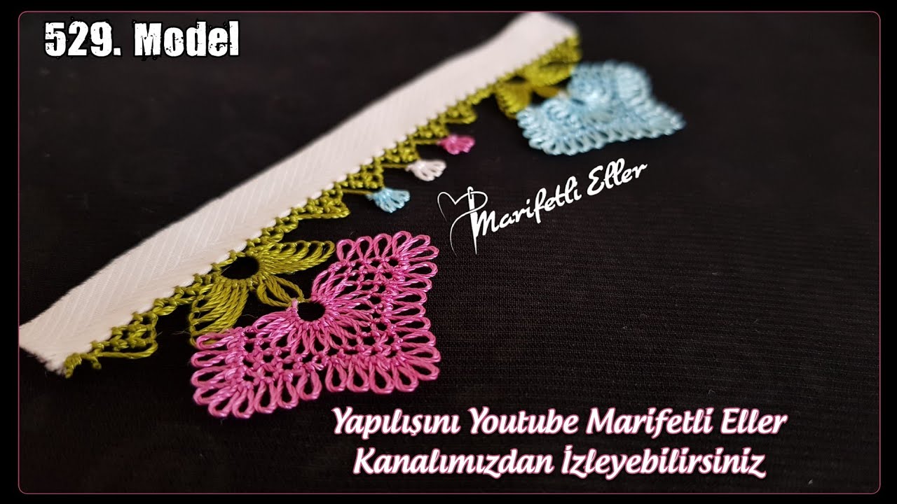 Son Günlerde Gördüğüm En Tatlı İğne Oyası Modelinin Anlatımlı Yapılışı | 529. Model