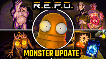 EVERYTHING NEW in MONSTER UPDATE! - R.E.P.O. [Open Beta 0.3.0] New entities, Items & Map!
