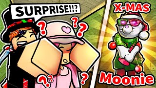 Surprising My Girlfriend With Moonie Christmas Skin!!